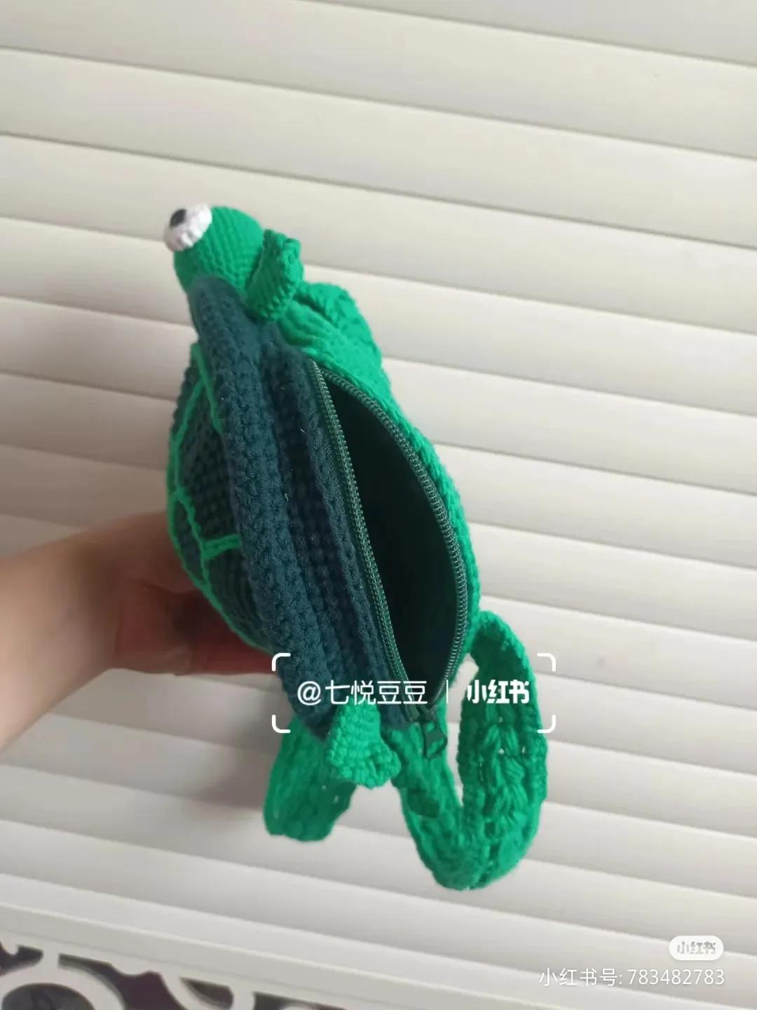 小乌龟双肩包编织教程,钩针兔子双肩包教程