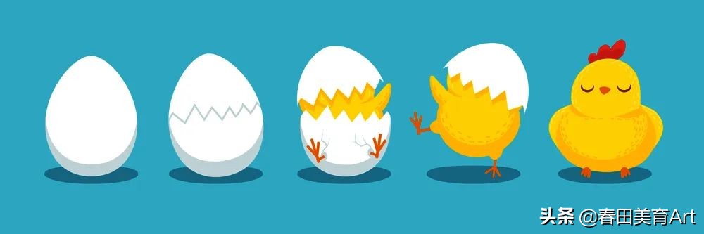 教程丨少儿美术课程《孵蛋的鸡妈妈》