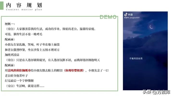 2021清风纸巾短视频代运营规划方案