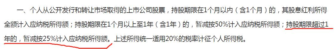 股票分红交税的规定,股票分红交税的部分怎么算