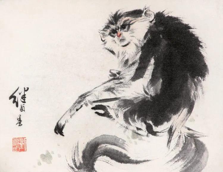 刘继卣猴,刘继卣画猴作品高清大图