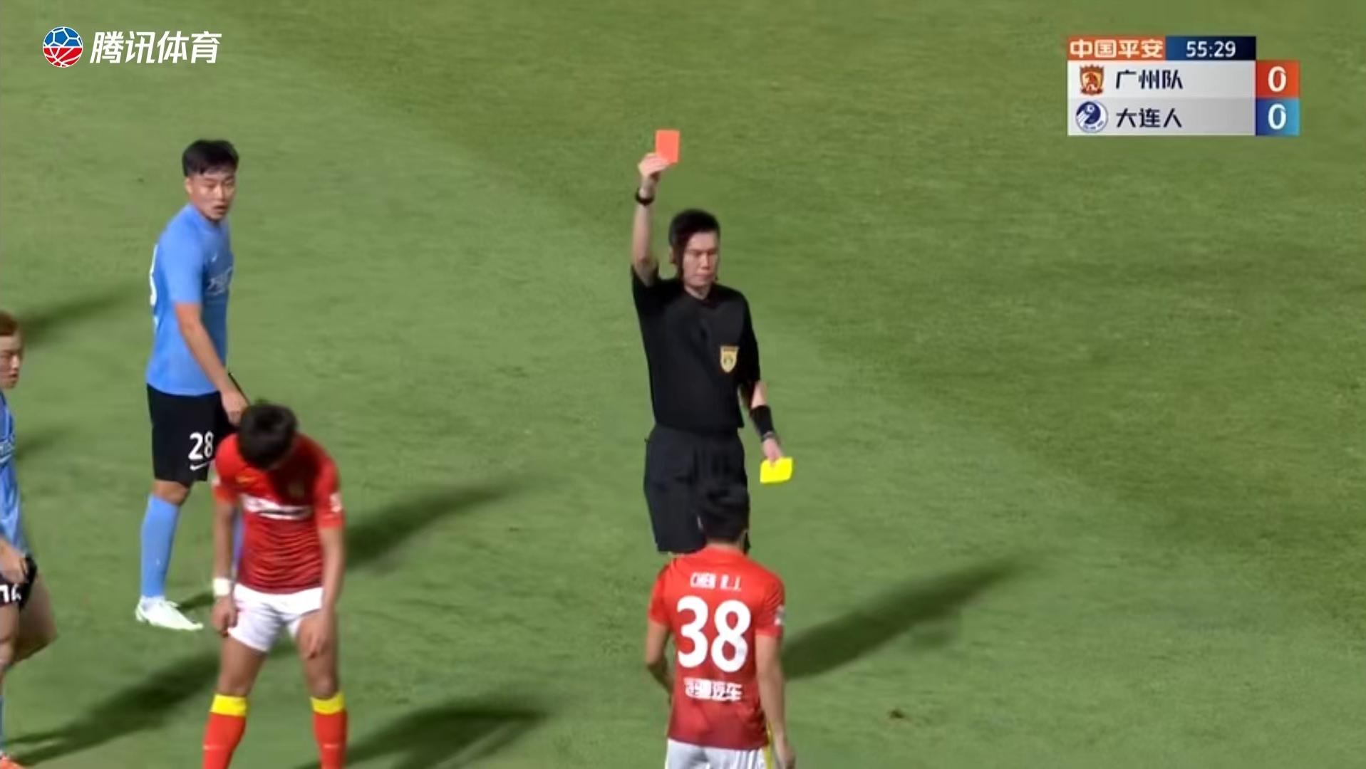 李学鹏骂裁判,李学鹏直接红牌