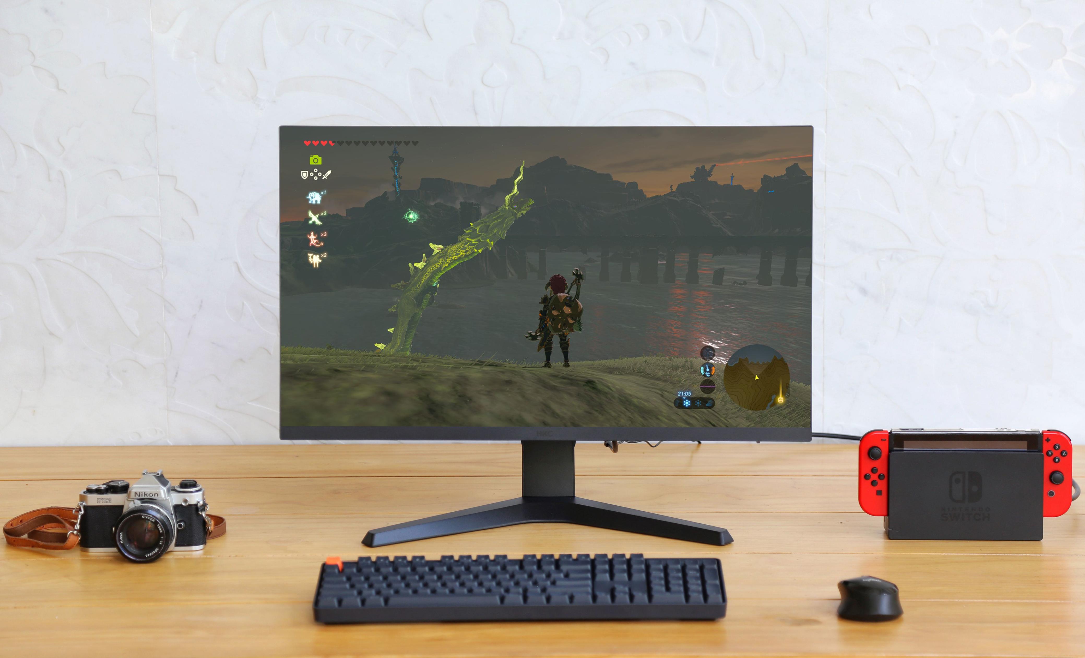 32寸2k144hz显示器推荐hkc,hkc2k144hz电竞显示器1800r测评