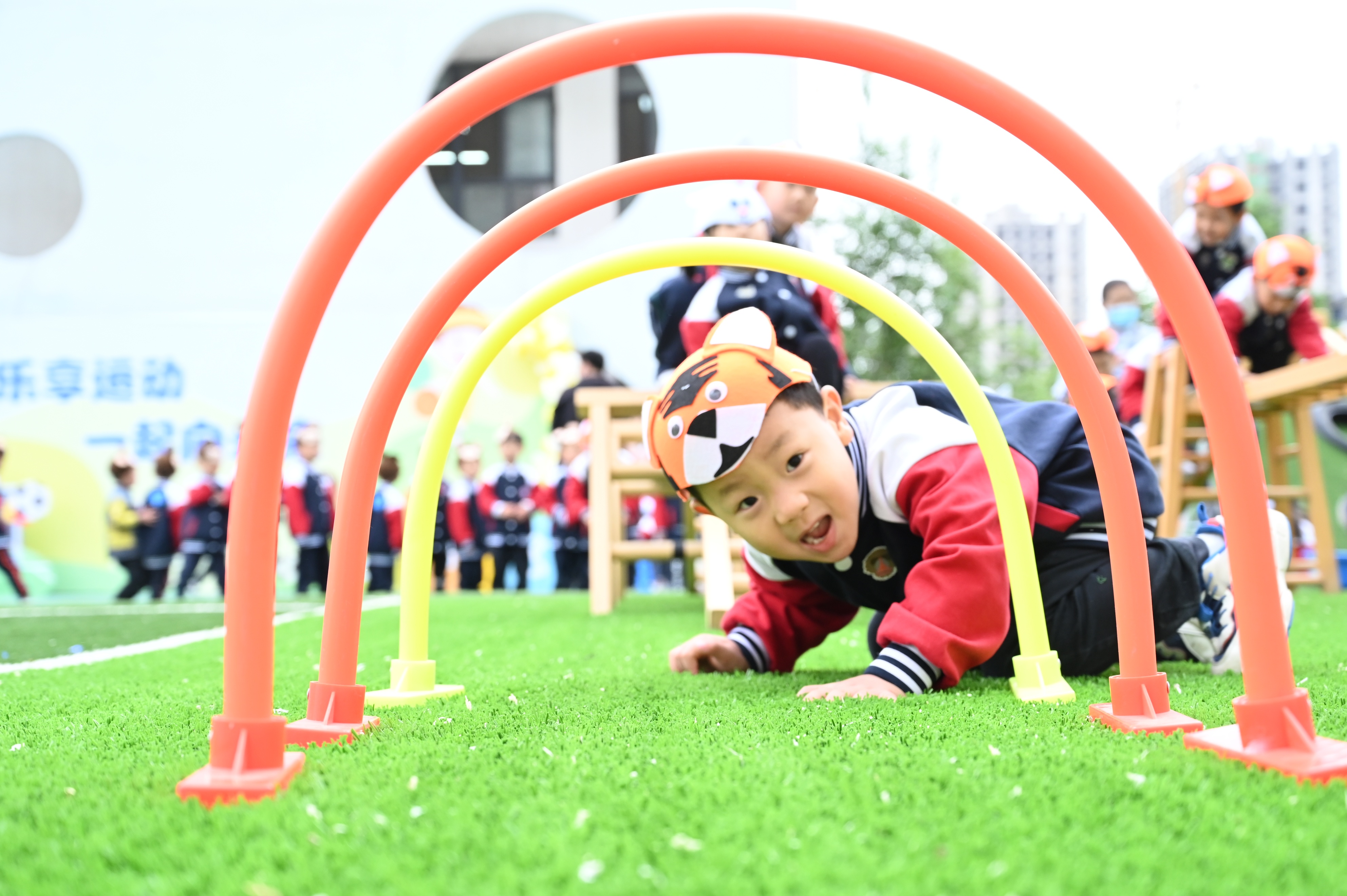 森林小动物狂欢节的表演视频,森林运动会中小动物参加比赛