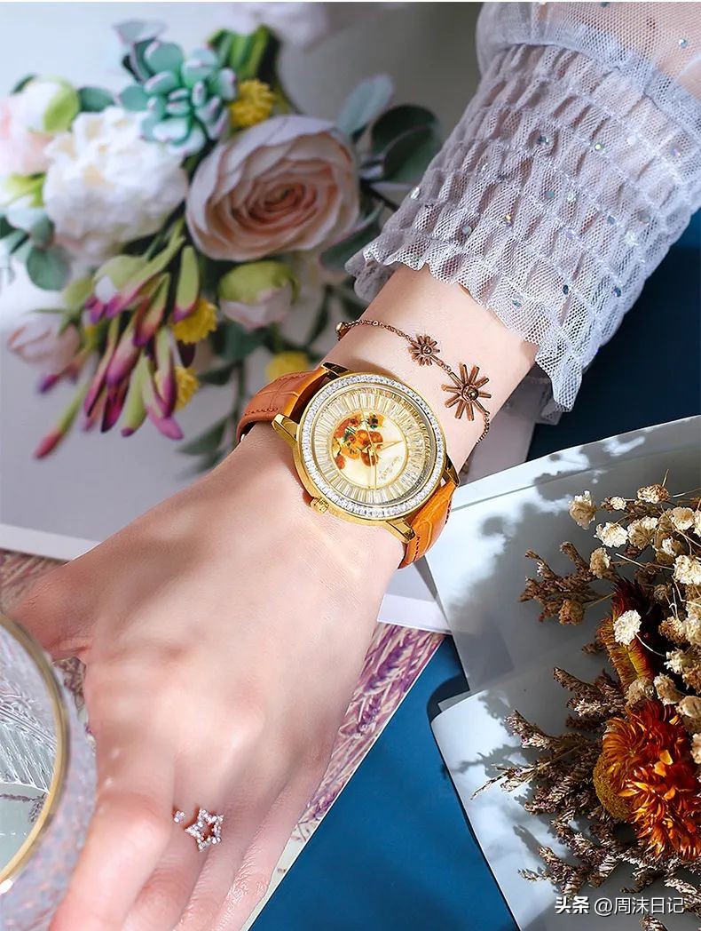 梵高艺术手表,梵高油画手表展示