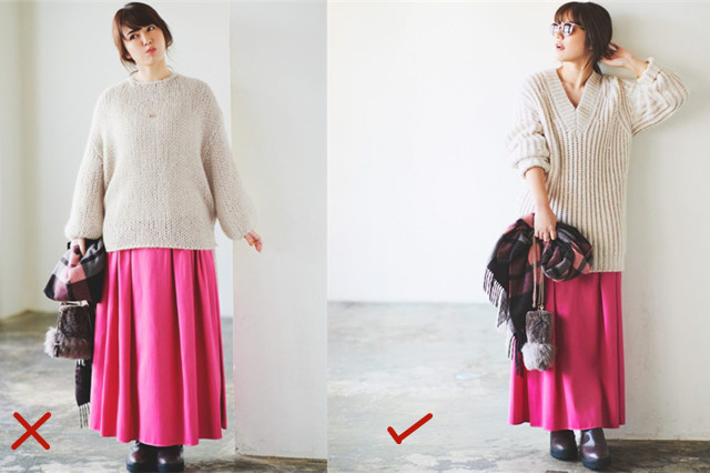 毛衣宽松怎么穿更好看,宽松毛衣怎么穿出高级感