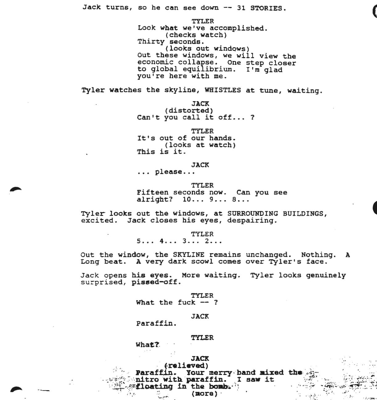 搏击俱乐部结局是什么意思,搏击俱乐部最后出现的是什么