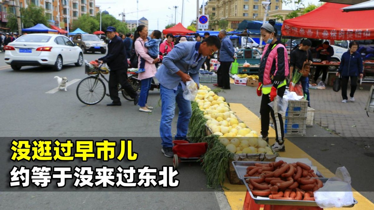 东北的大早市有多好逛,没逛过东北早市的东北人