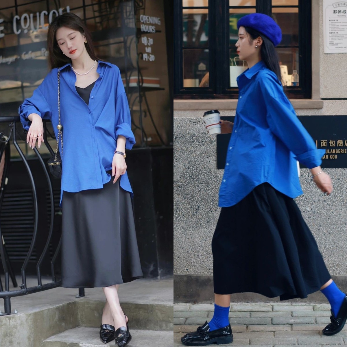 克莱因蓝适合什么气质的人穿,克莱因蓝外套怎么搭出高级感