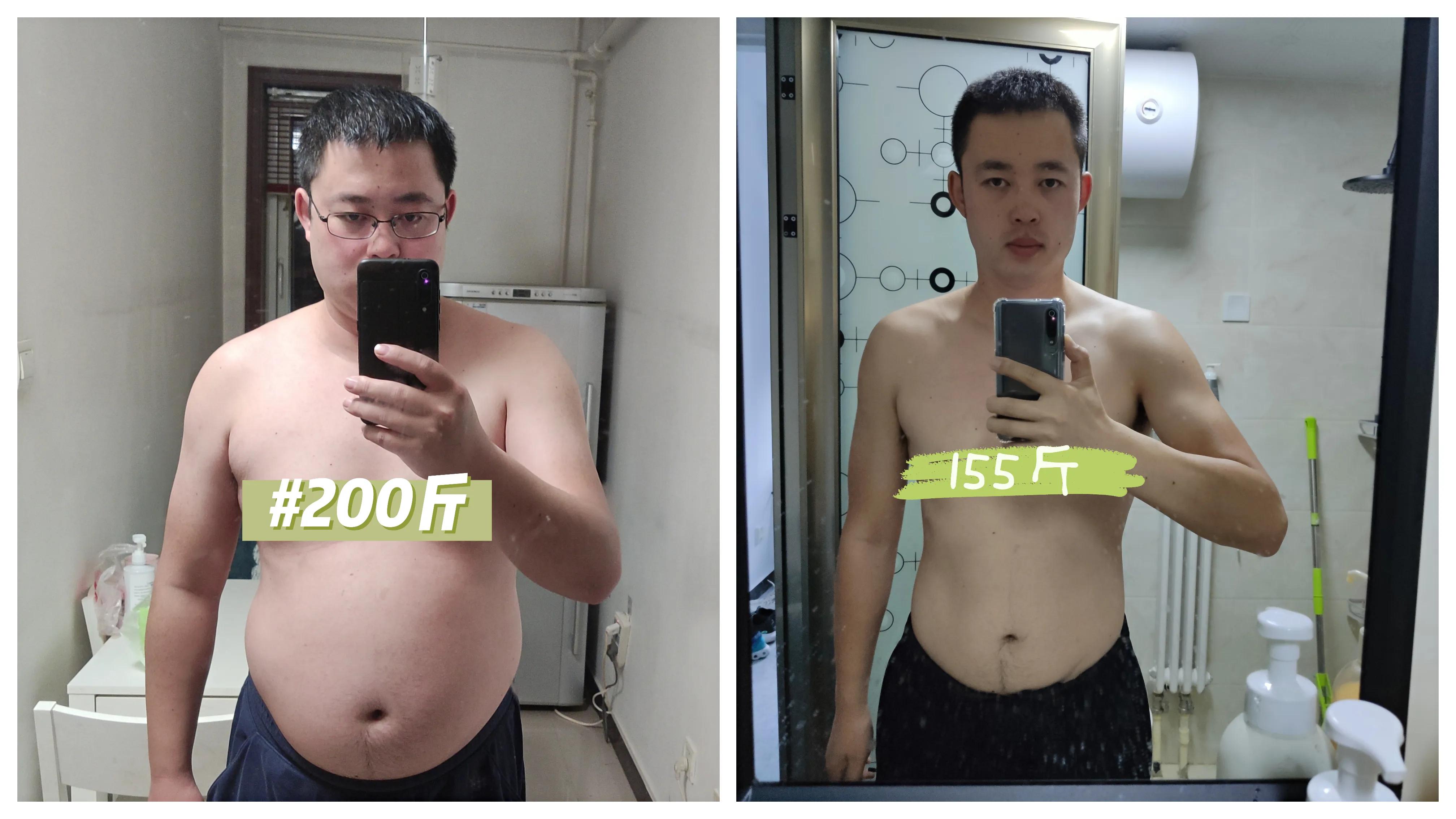 3个月减肥40斤男,3个月减肥34斤逆转身材