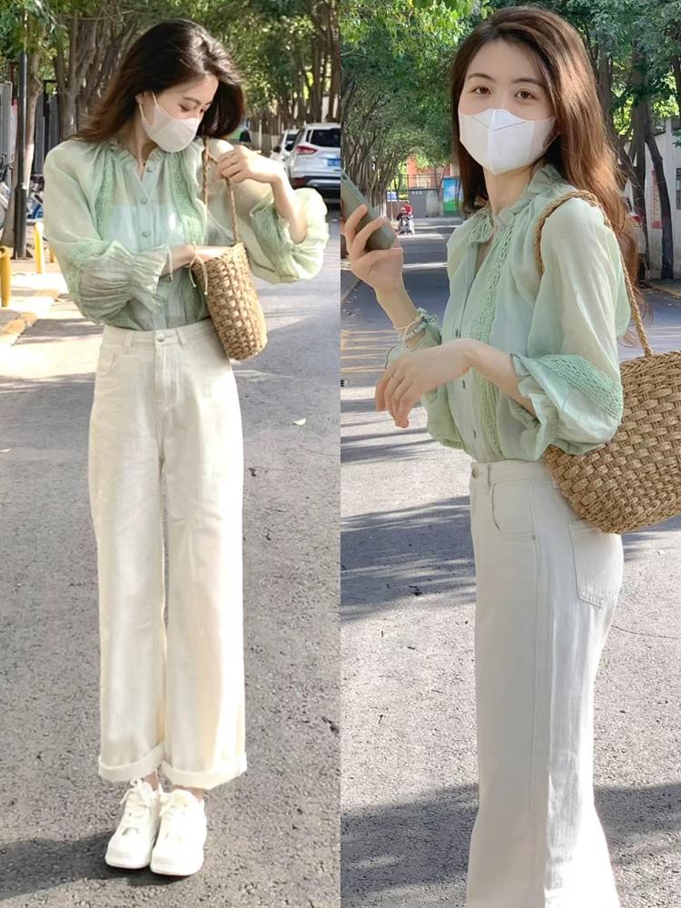 绿色系穿搭夏天清新,闷热的夏天只有这样穿才足够清凉