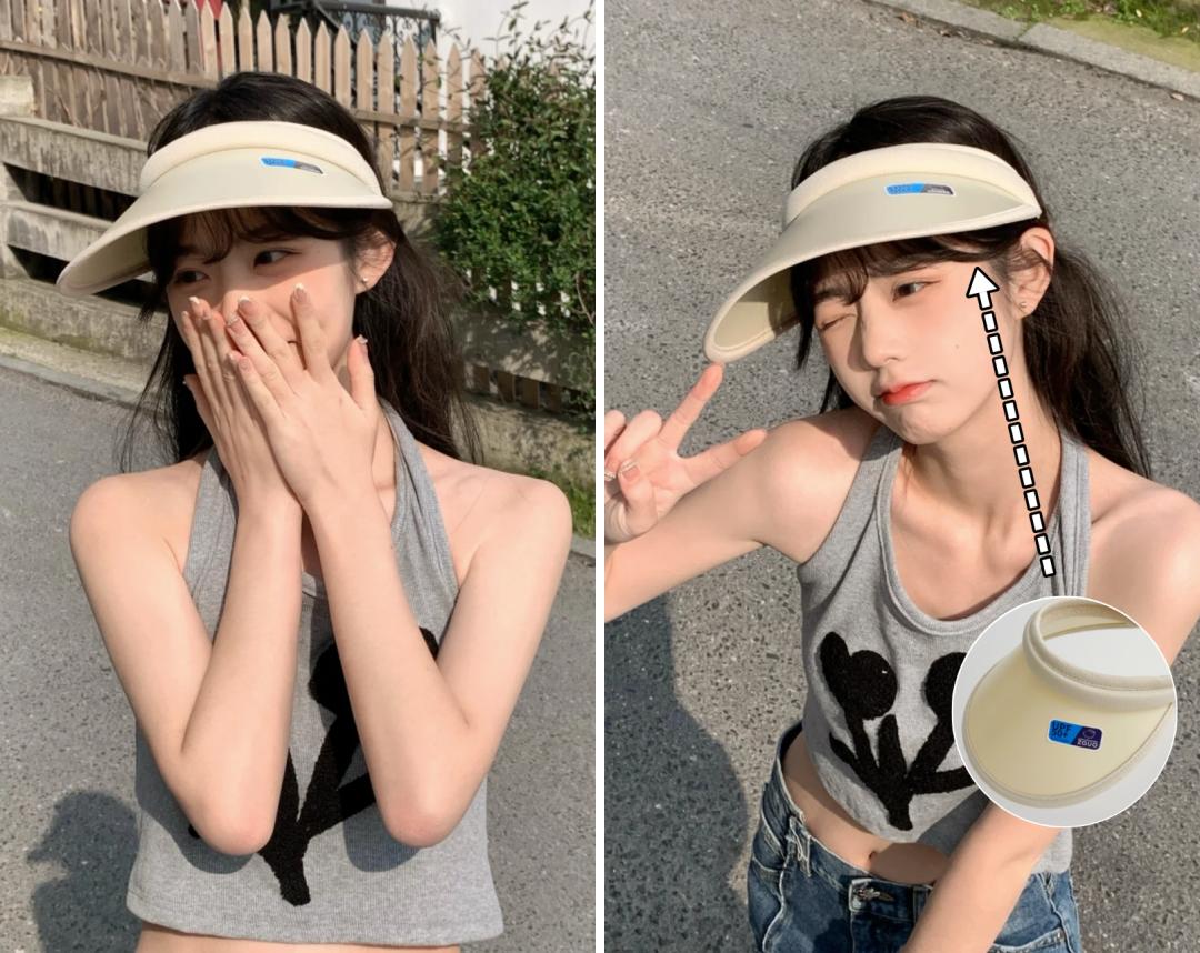 大头大脸适合的平价防晒帽子,既防晒又好看的帽子