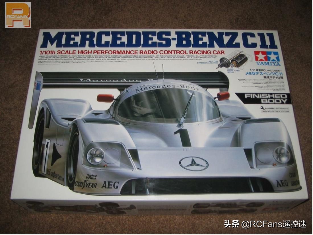 Tamiya1/101990Mercedes-BenzC11平路遥控车