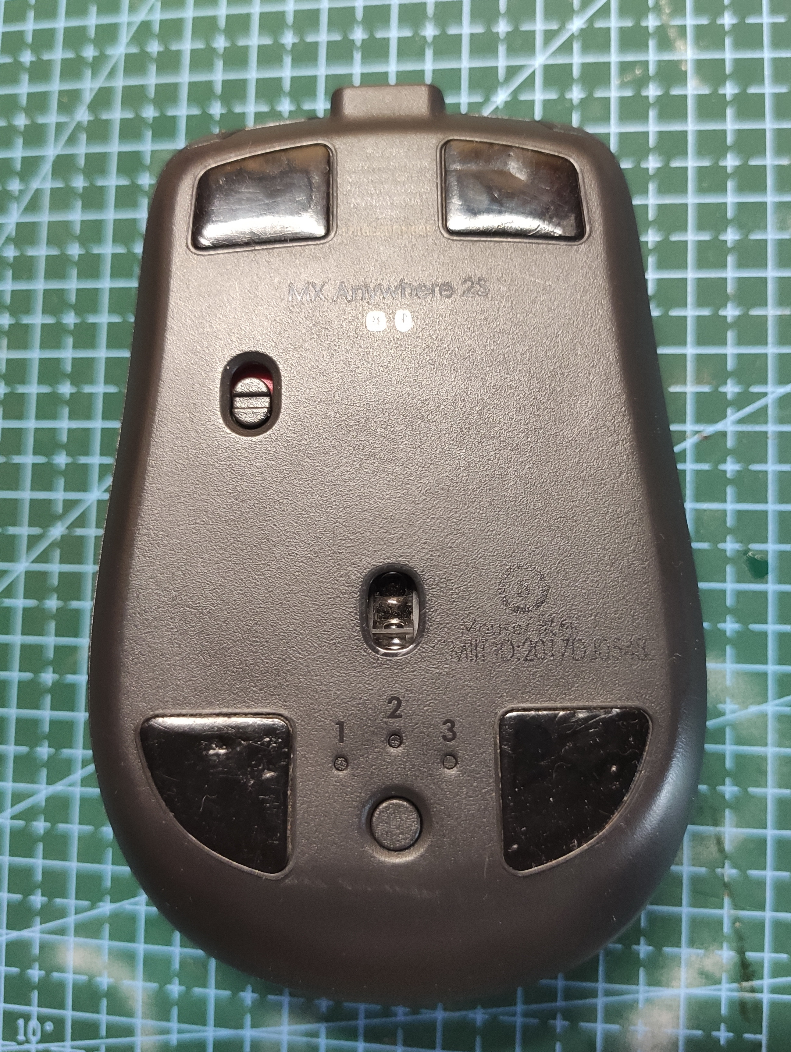 罗技鼠标mxanywhere2s怎么拆开,罗技mxanywhere2s用低端微动