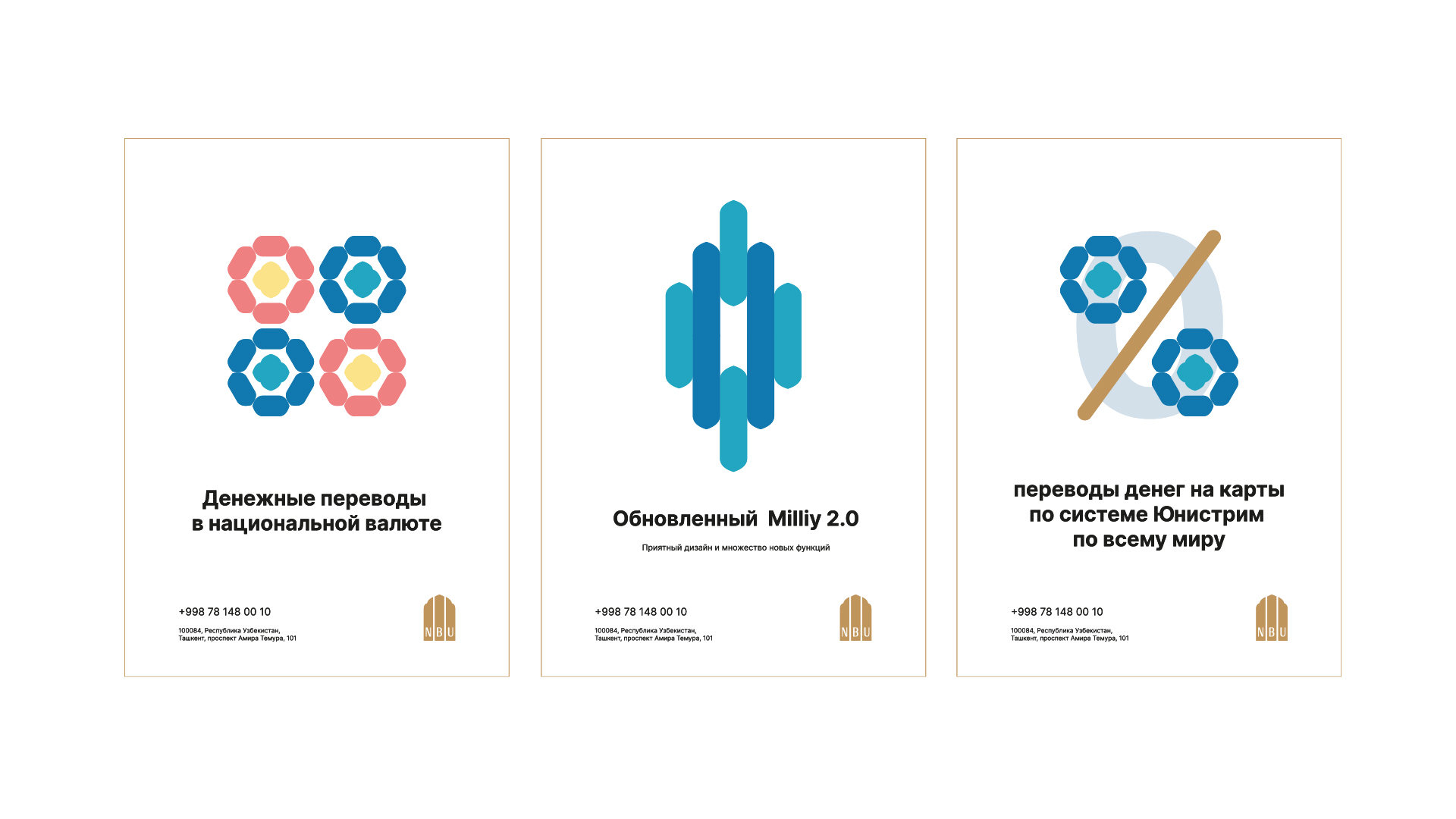 VI品牌设计：“乌兹别克斯坦”——NBU国家银行品牌重塑