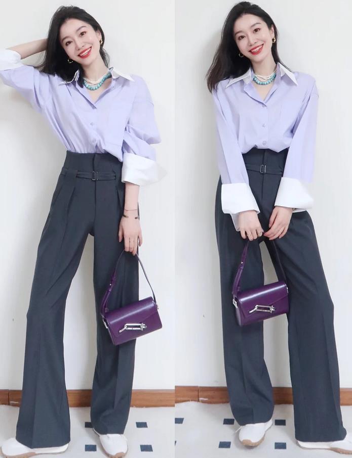 小白鞋搭配什么样的衣服好看,小白鞋搭配黑色连裤袜好看吗