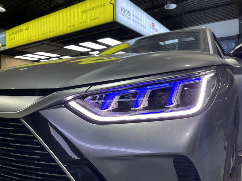 比亚迪宋plus车灯要改吗,24款比亚迪宋plus车灯升级案例