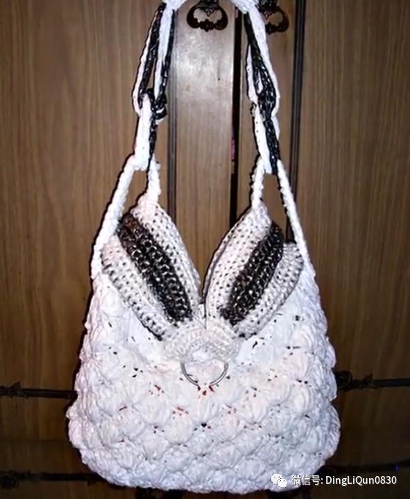 针织包包手工图纸,针织包作品