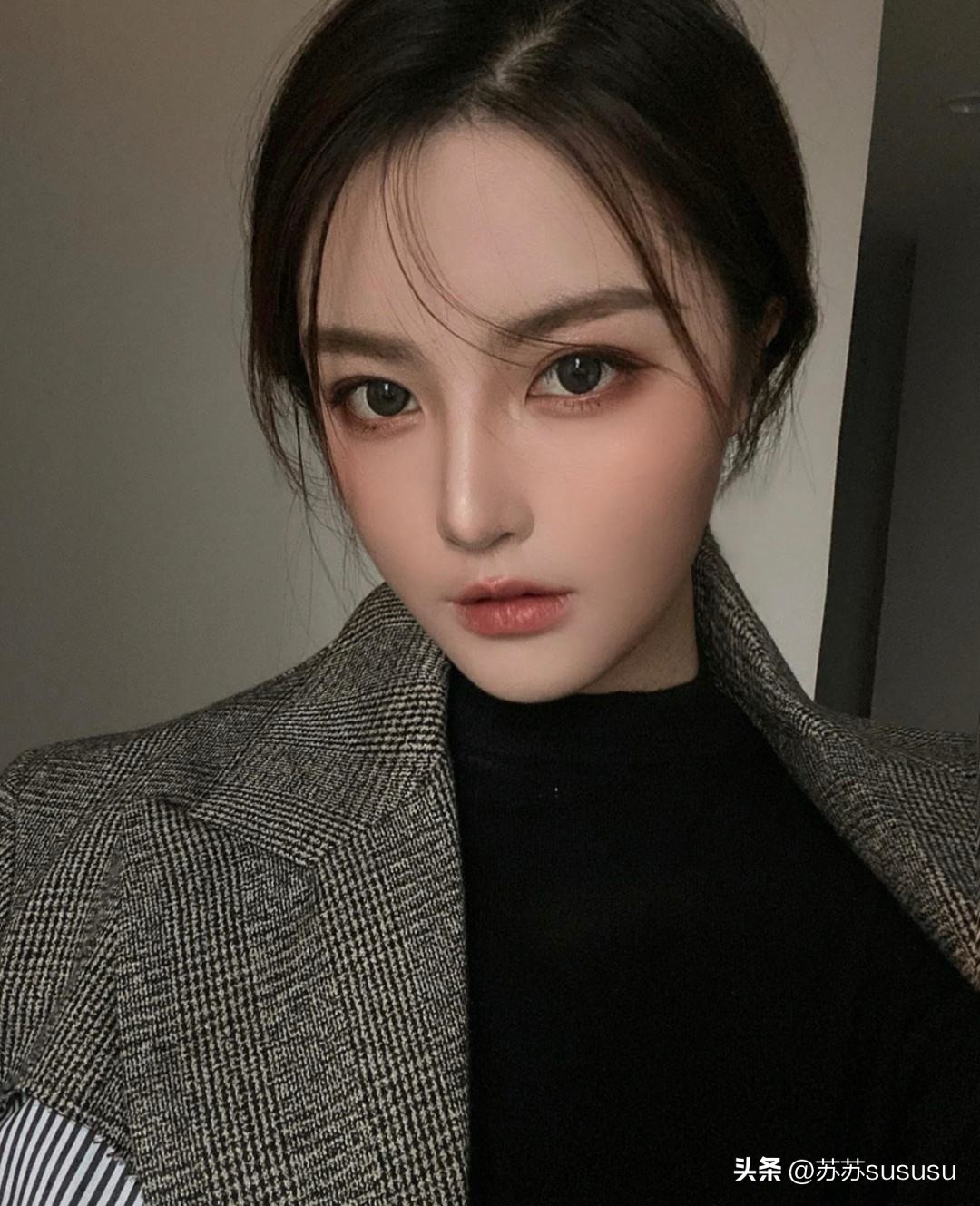 明星素颜和化妆后对比合集,素颜和没素颜一样的明星