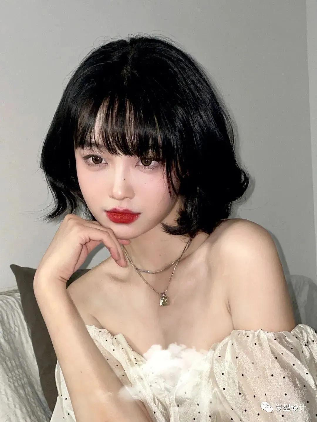 短发推荐大圆脸利落,2021圆脸大脸最火短发