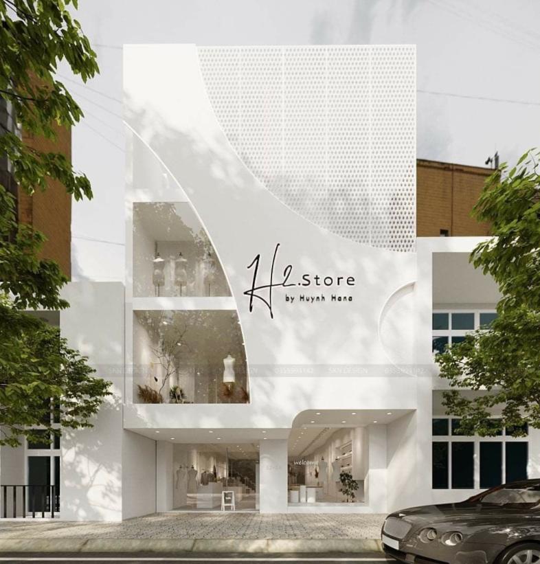 很有高级感的店招,35平店面设计