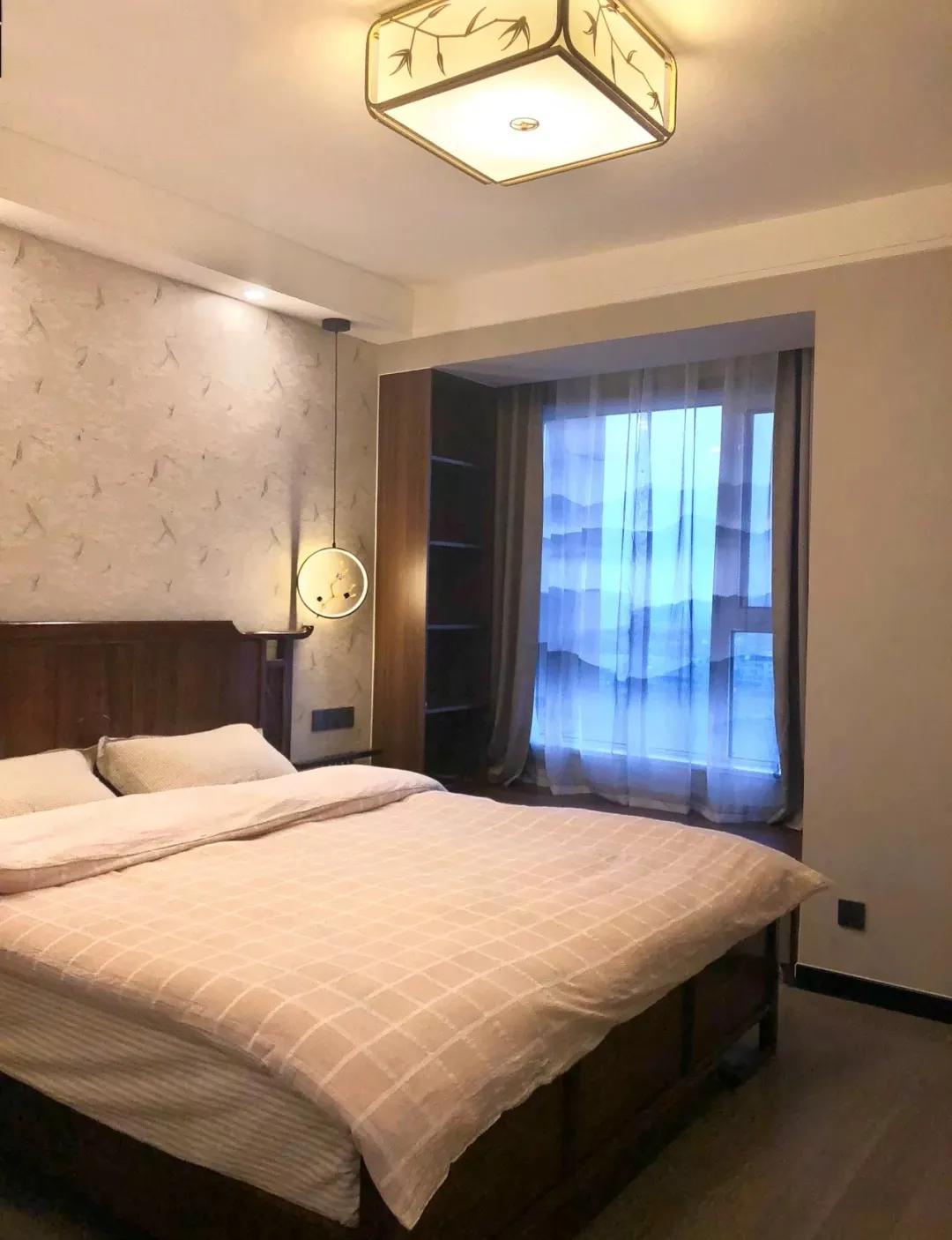 温文素雅新中式,96平方新中式两房极简轻奢风格