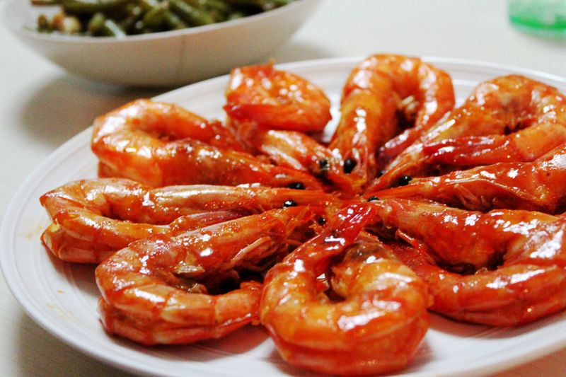 酸甜茄汁大虾的做法宝宝,酸甜茄汁大虾图片