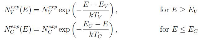 从吸收系数提取态密度参数并分析半导体和薄膜材料的态密度