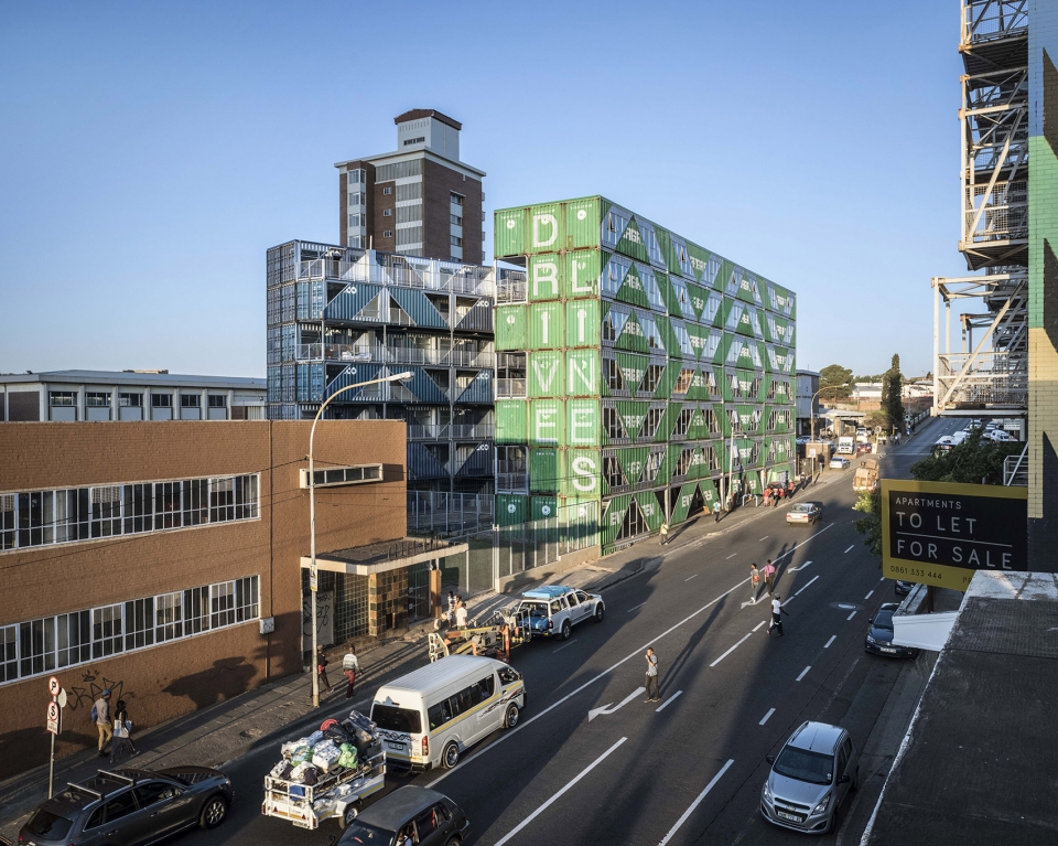 南非桶型公寓,集装箱公寓设计