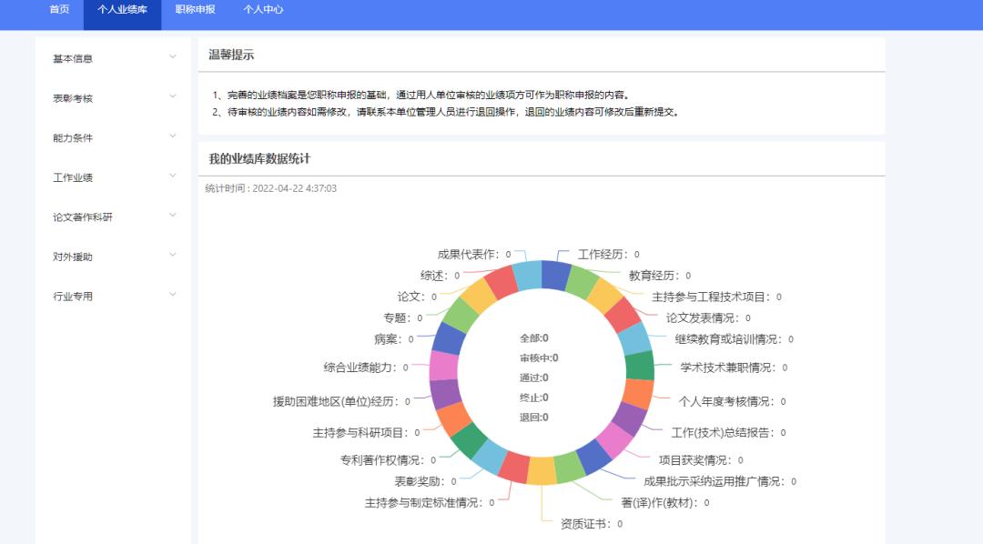 职称申报个人业绩库怎么录入,业绩库