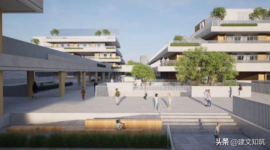 【荐筑】细胞聚落：宁波庐南城市更新区配套学校/华森+宁大地基