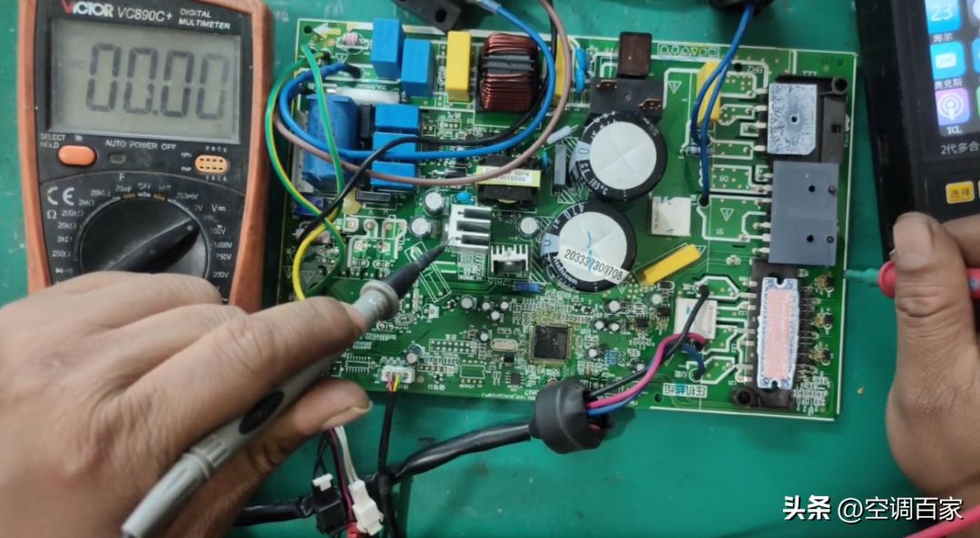 380v3匹柜式空调维修视频,变频空调无图纸电路板维修