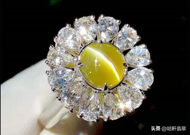 极品绿猫眼玉石,极品金黄翡翠