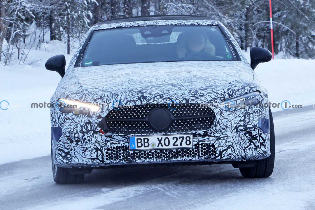 全新奔驰cle双门轿跑上市,奔驰cle敞篷版谍照曝光