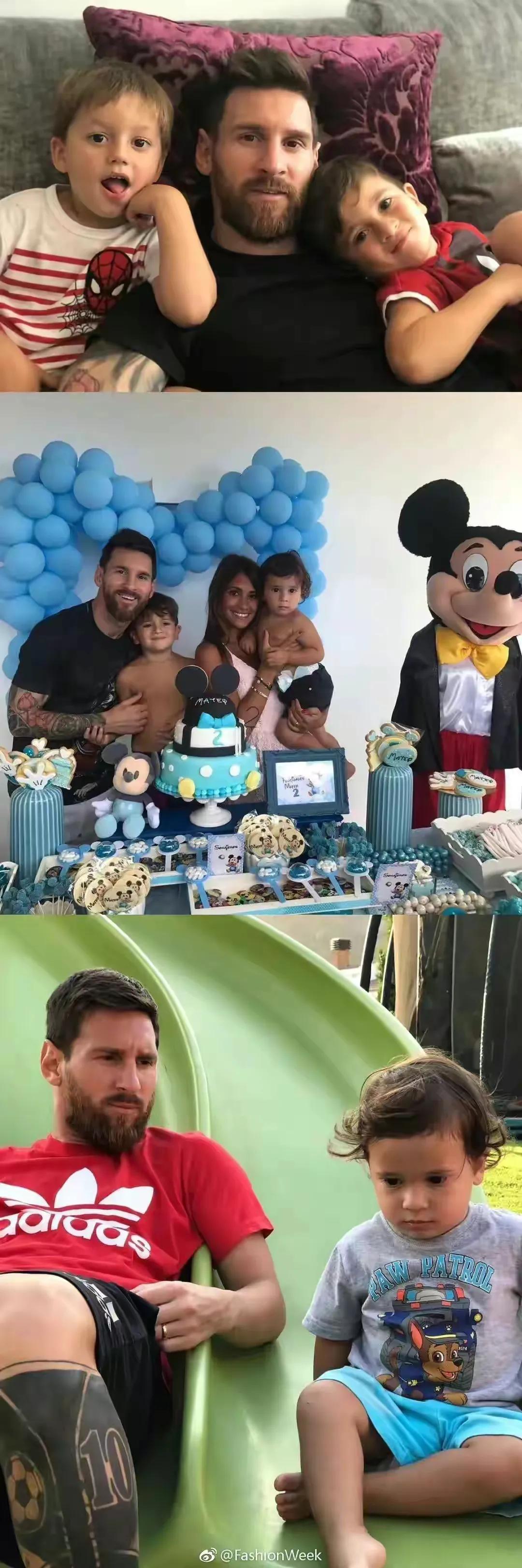 梅西的成功离不开他的家人,梅西夺冠时刻家人伴其左右