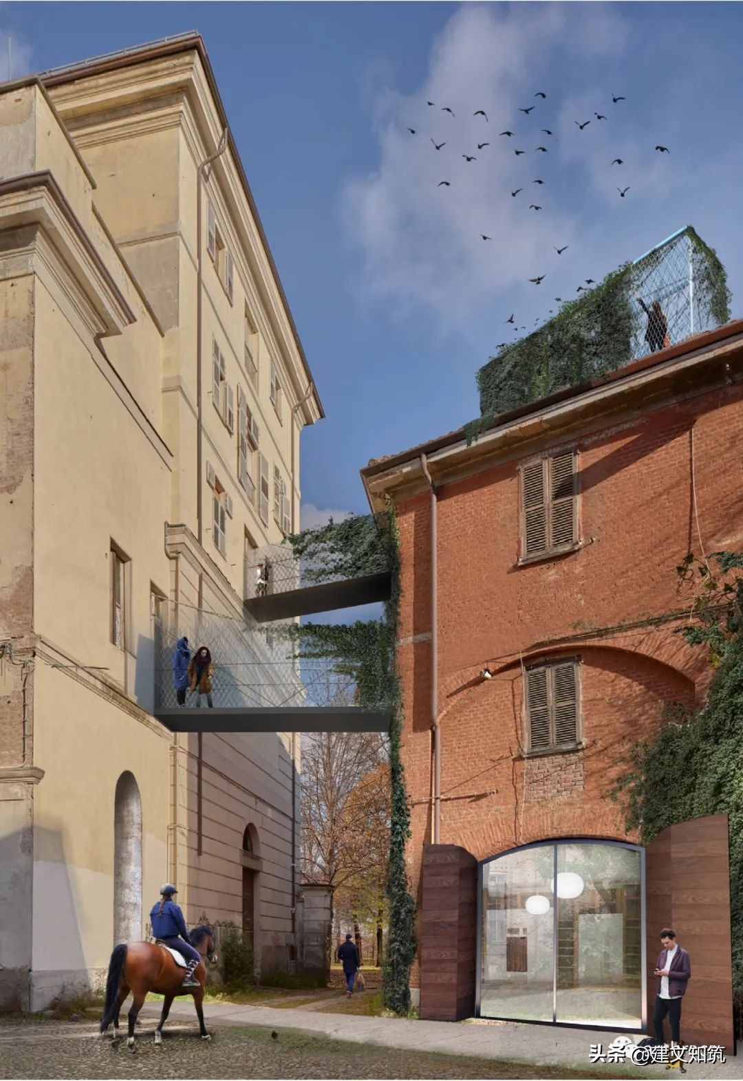【竞赛】CinoZucchi赢得都灵皇家马厩与马术学院历史建筑修复设计