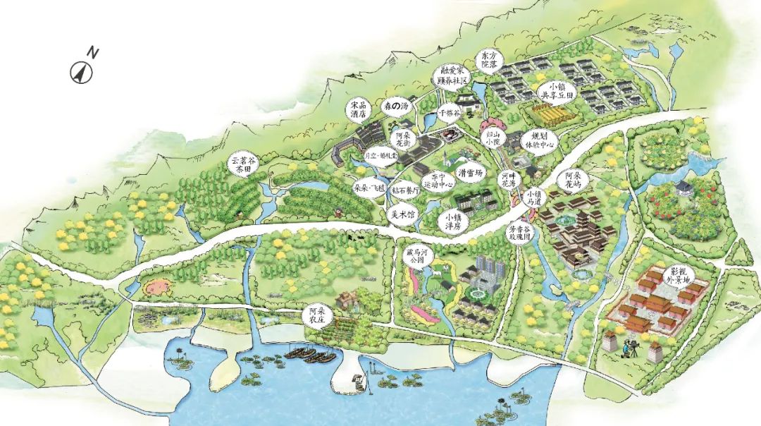 特色小镇的细节设计,生态旅游型特色小镇节能报告案例