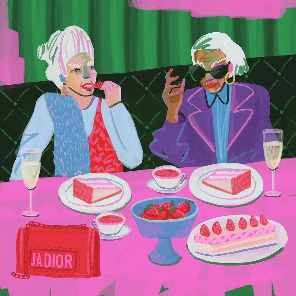 巴西插画师janaglatt作品,巴西艺术家的插画作品