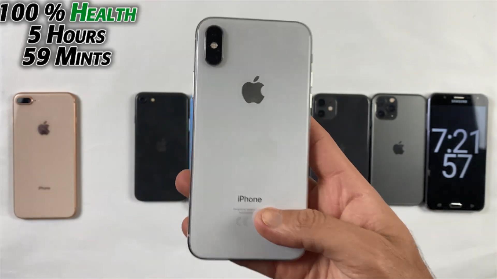 7部iPhone续航实测,升级iOS16.4.1,iPhone11第三,iPhone8+垫底