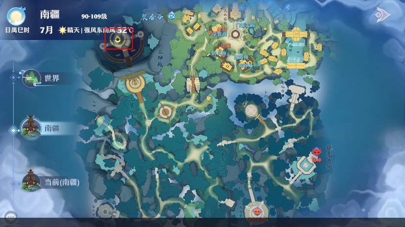 梦幻新诛仙新地图,梦幻新诛仙探险位置图