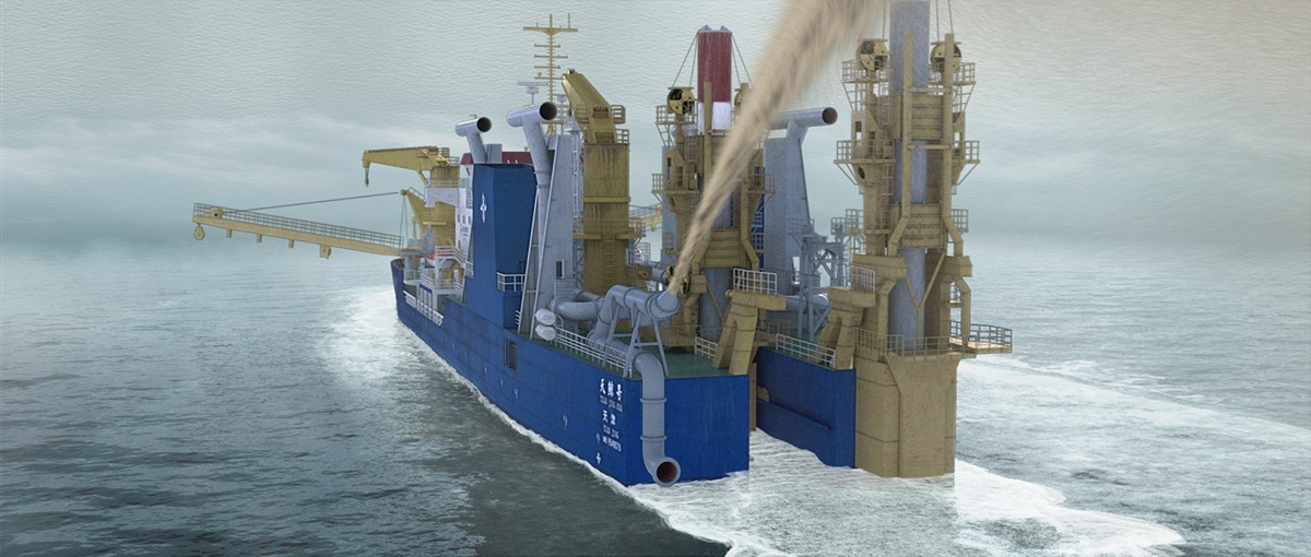 中国挖泥船最早进口哪个国家,大型挖泥船中国作用