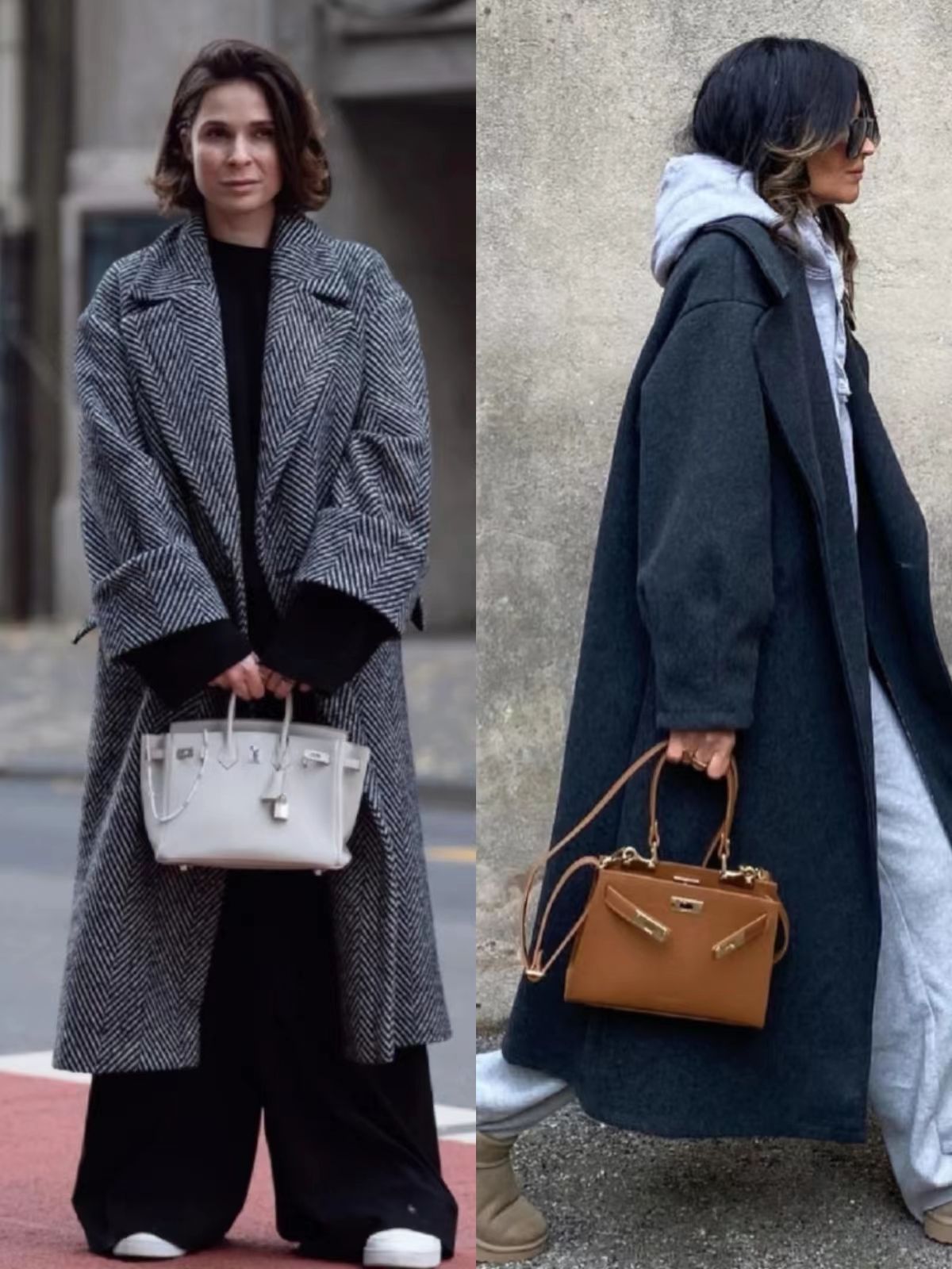 今年冬天流行什么款式的大衣好看,大红呢大衣配什么颜色打底衫