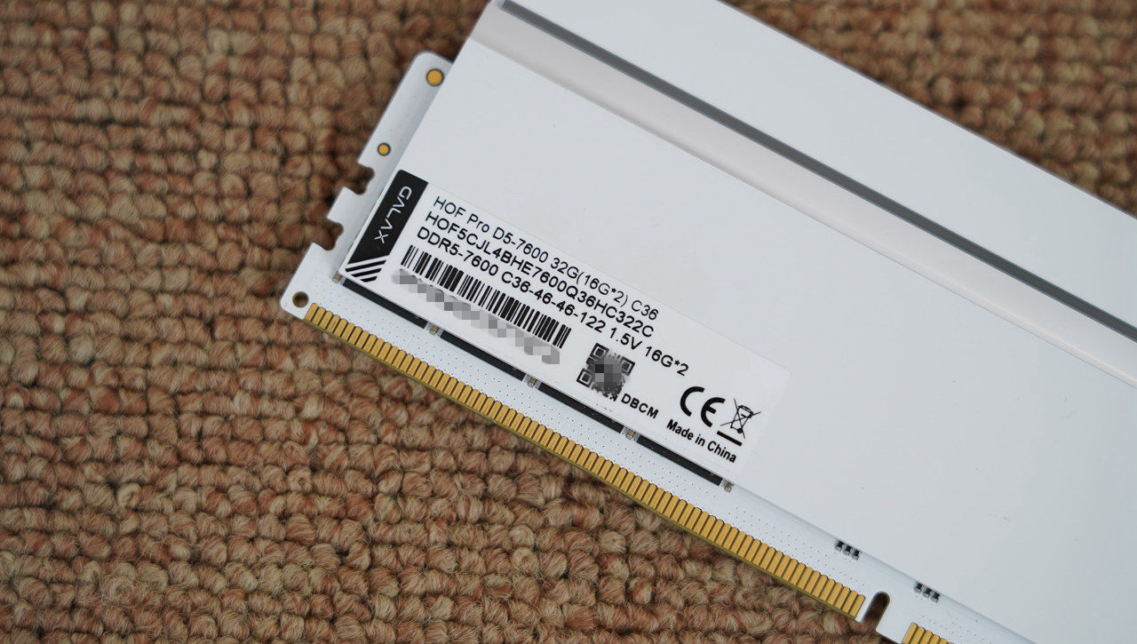 影驰hofextreme内存限量版评测,影驰HOFDDR5内存