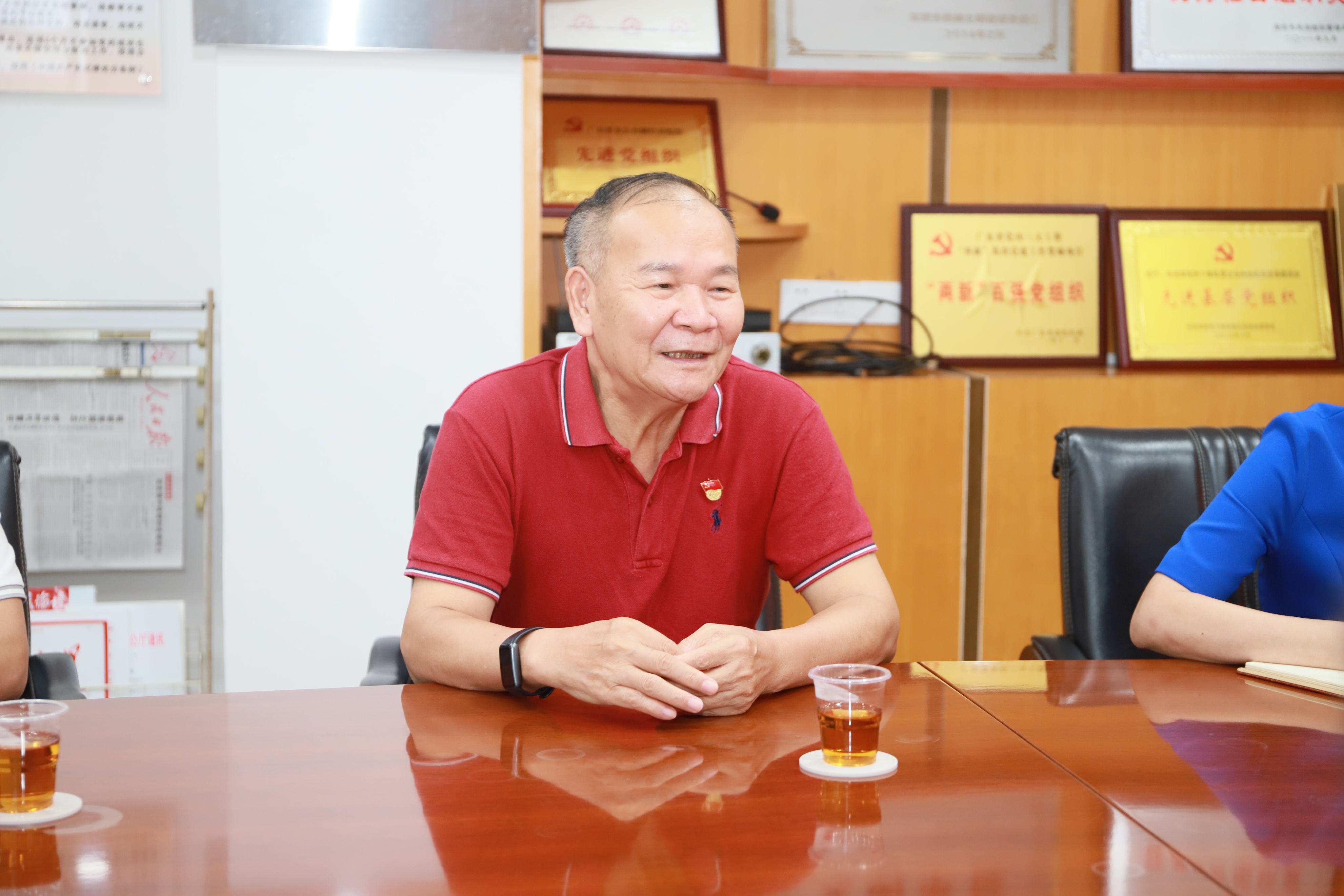 广胜达公司*党**委书记吴韩景率队莅会交流*党**建工作