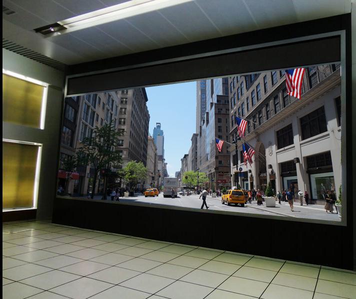 室内led屏彩屏和透明屏区别,p2全彩LED显示屏