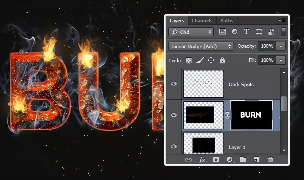 ps路标去除铁锈点,ps教程火苗火焰字体效果制作