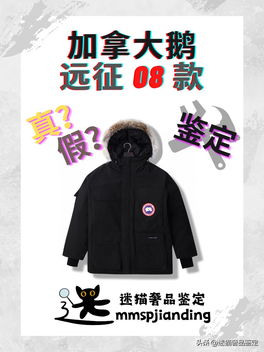 识别加拿大大鹅真假,加拿大鹅看镭射标辨真假