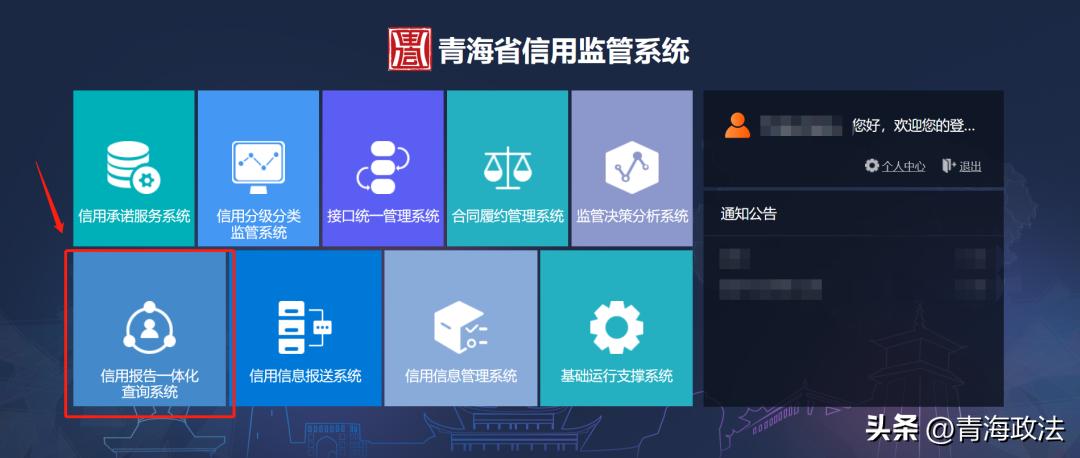 指引来啦！青海省法人、自然人公共信用信息报告如何查询？