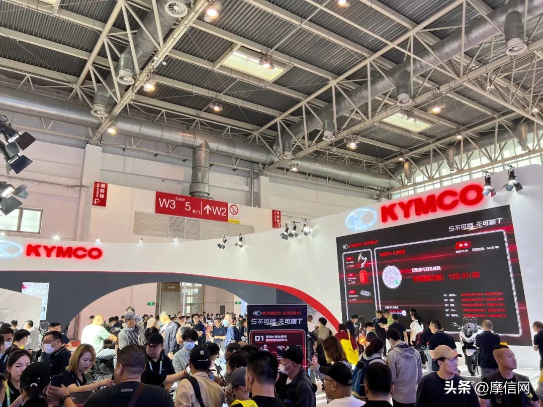 北京摩博会光阳st250试驾,北京摩展光阳krv150