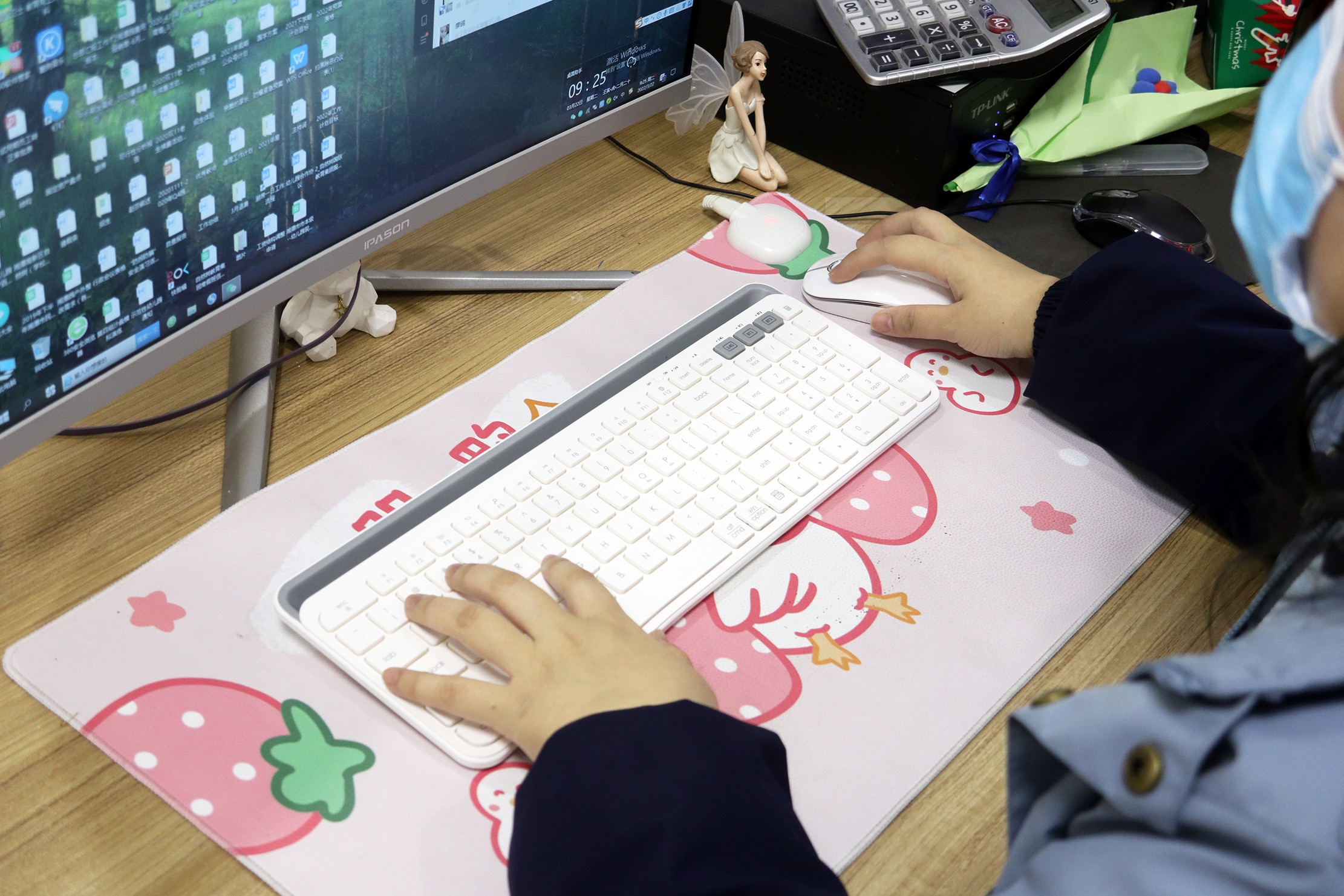 键鼠办公高颜值,富德无线键鼠